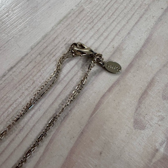 Express Gold and Black Geometric Necklace - Picture 5 of 5